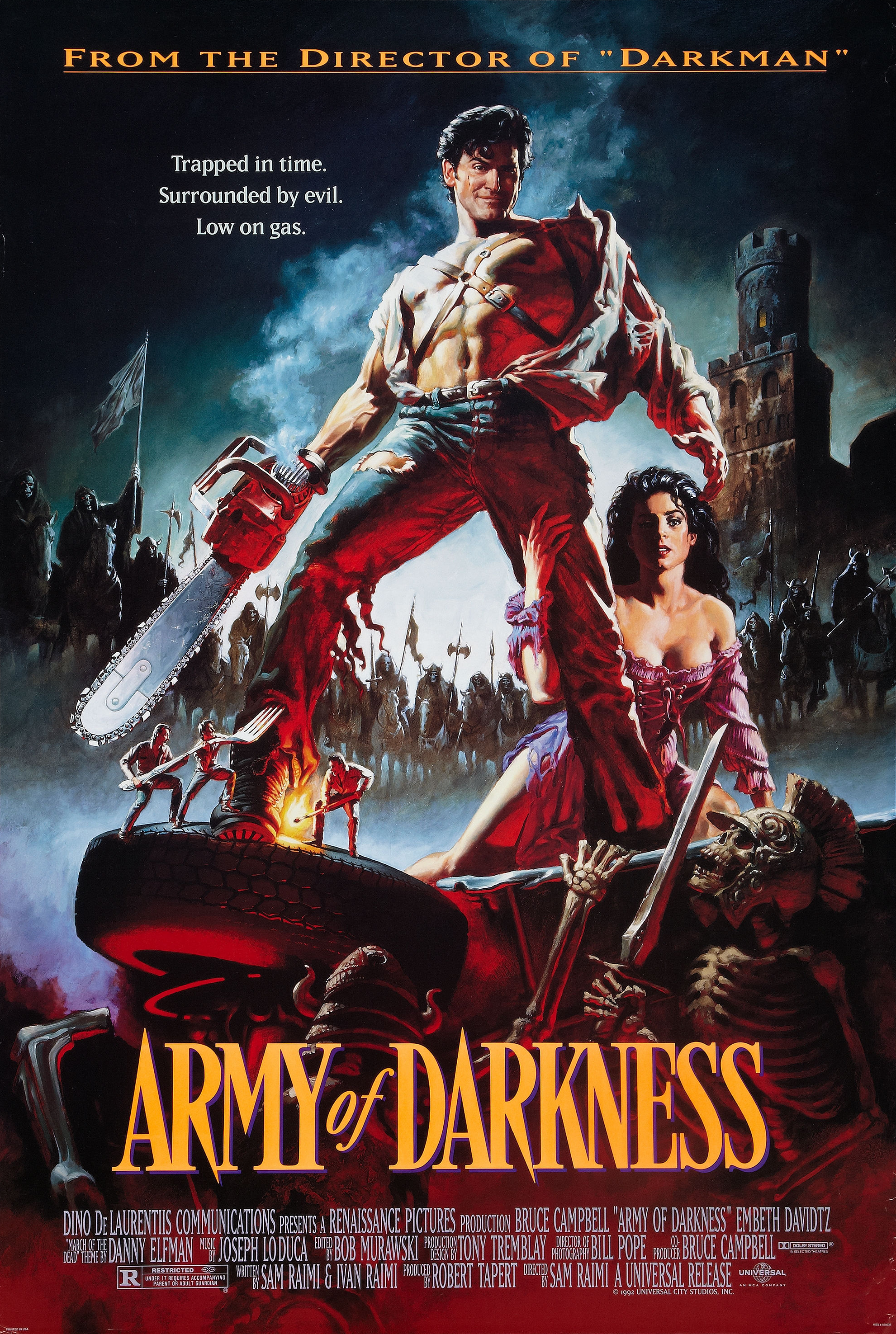 Army of Darkness (1992) starring Bruce Campbell on DVD on DVD
