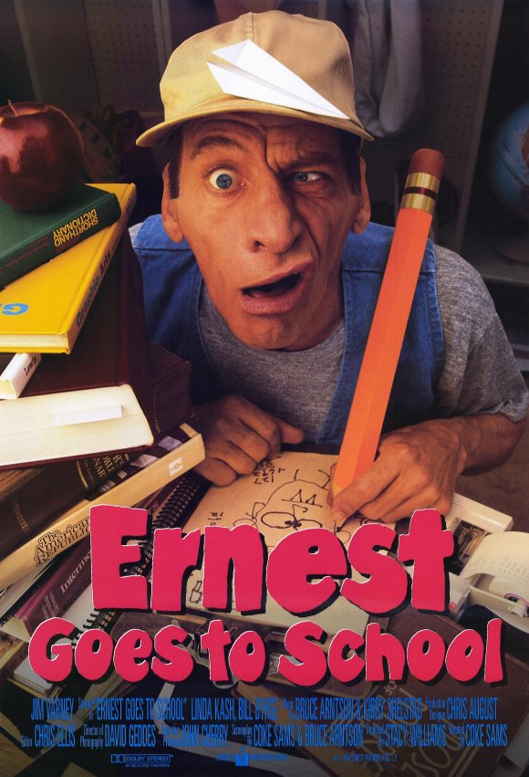 Ernest Goes to School (1994) starring Jim Varney on DVD on DVD