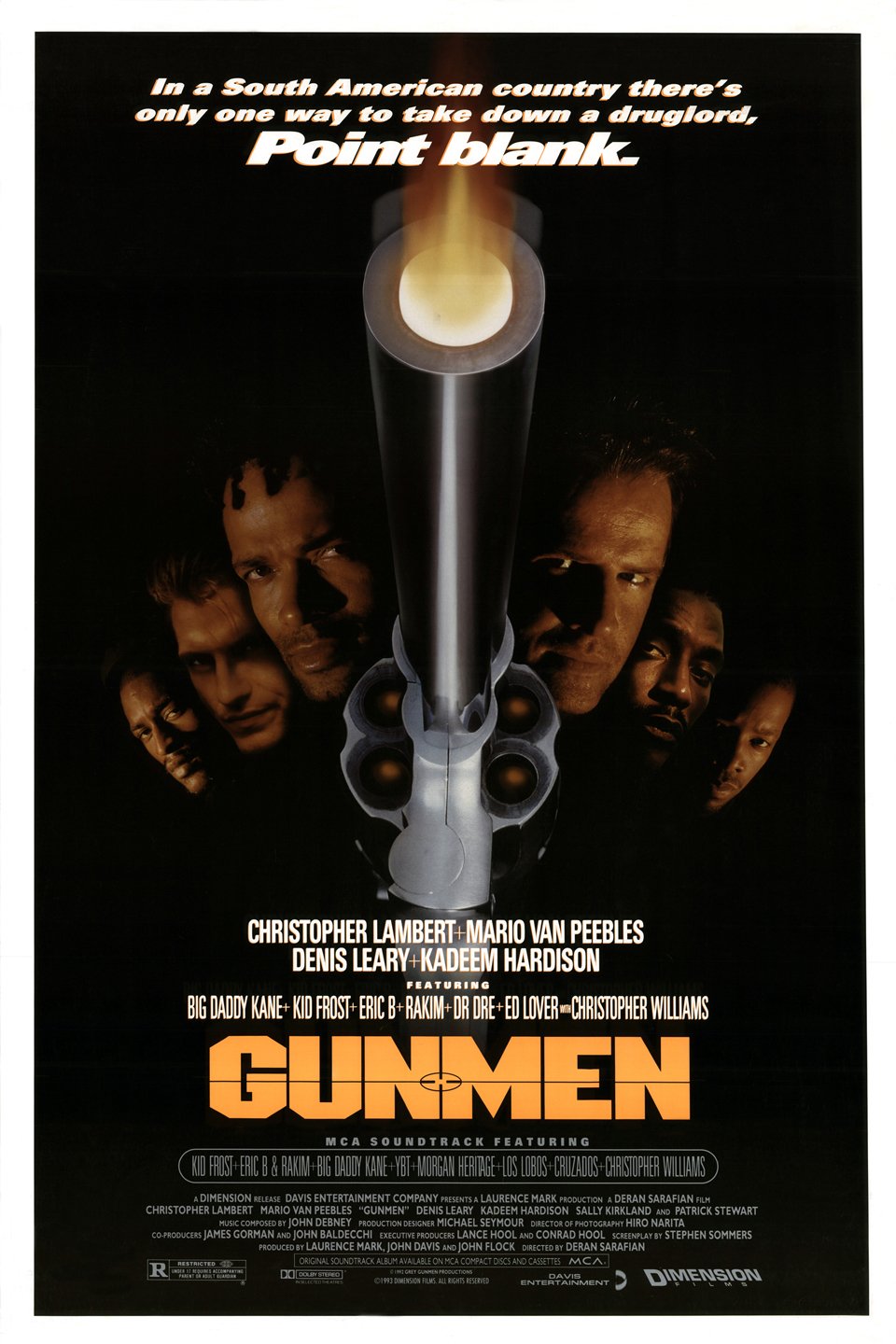 Gunmen (1993) starring Christopher Lambert on DVD on DVD