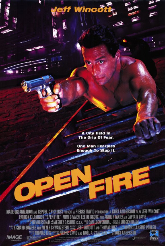 Open Fire (1994) starring Jeff Wincott on DVD on DVD