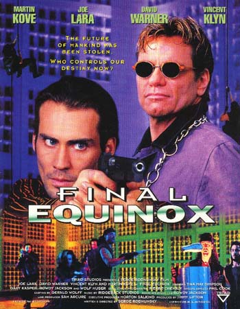 Final Equinox (1995) starring Joe Lara on DVD on DVD