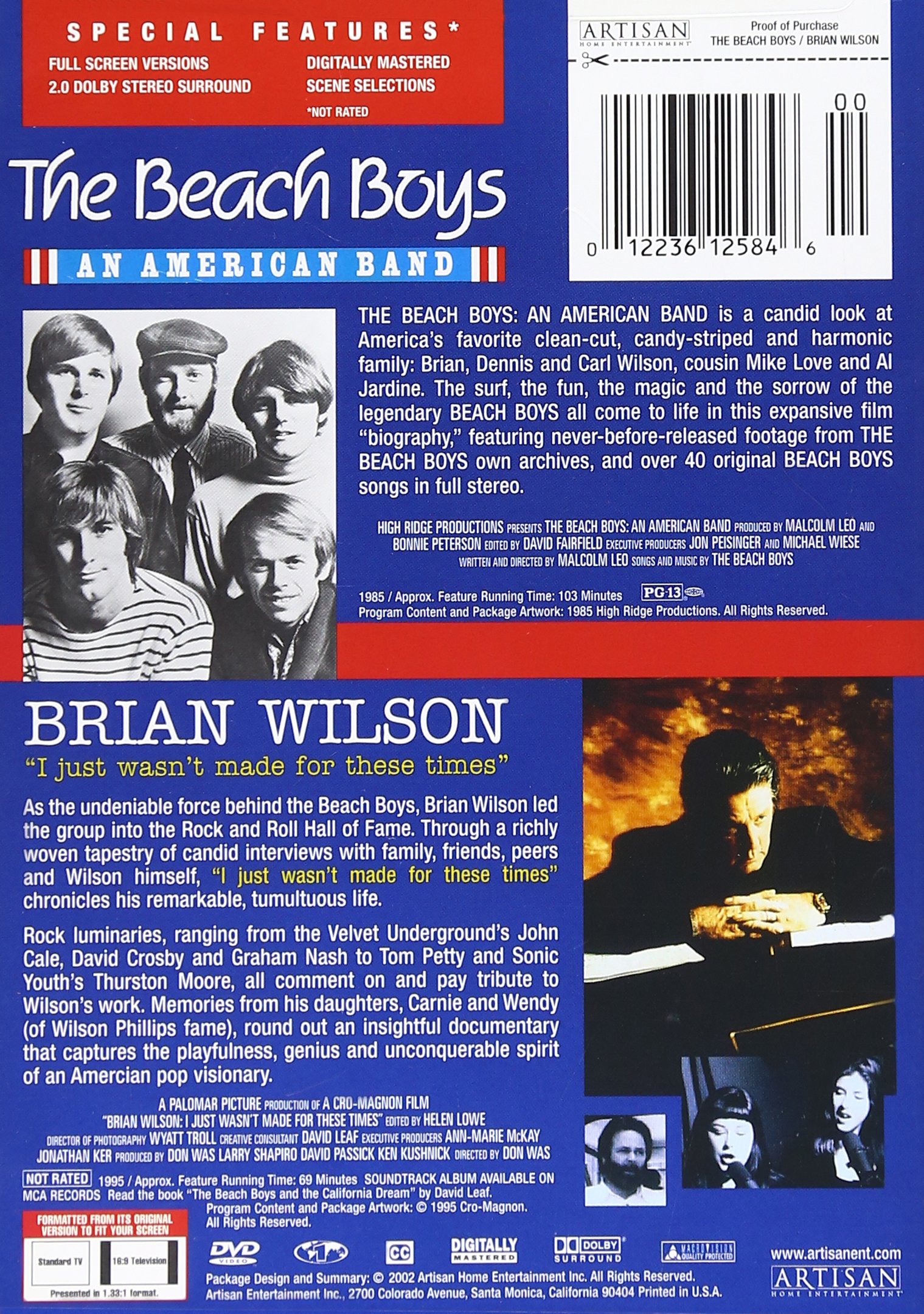 Brian Wilson: I Just Wasn't Made for These Times (1995) Screenshot 3