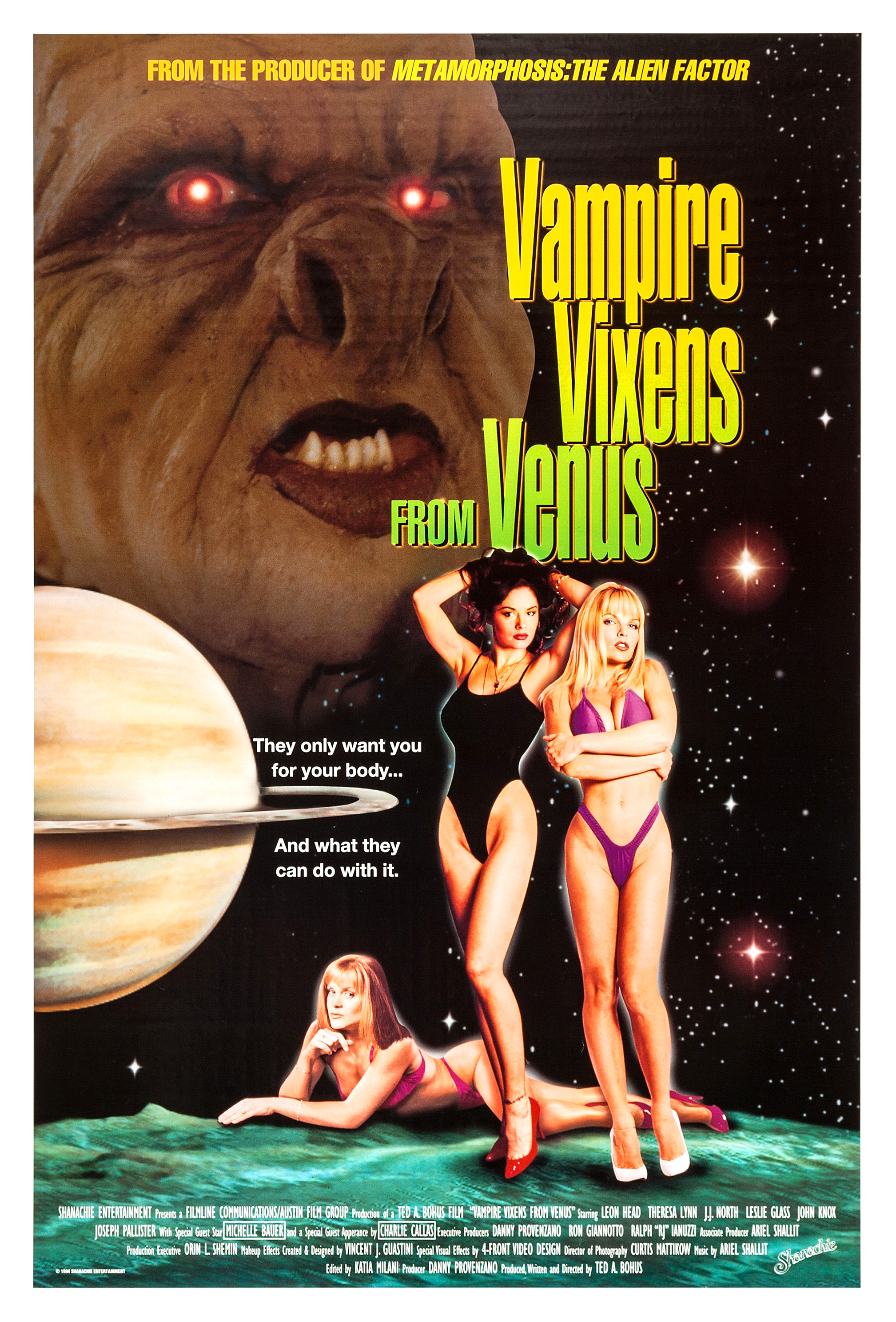 Vampire Vixens from Venus (1995) starring Leon Head on DVD on DVD