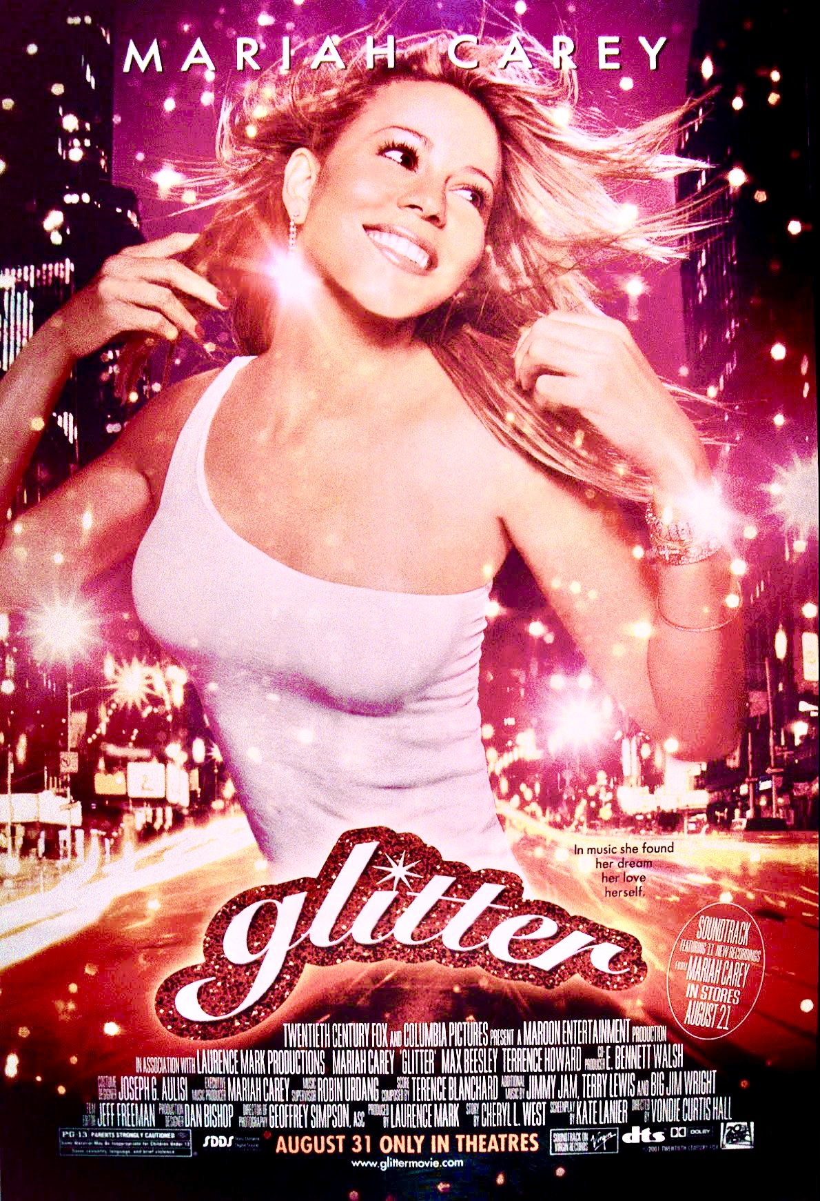 Glitter (2001) starring Mariah Carey on DVD on DVD