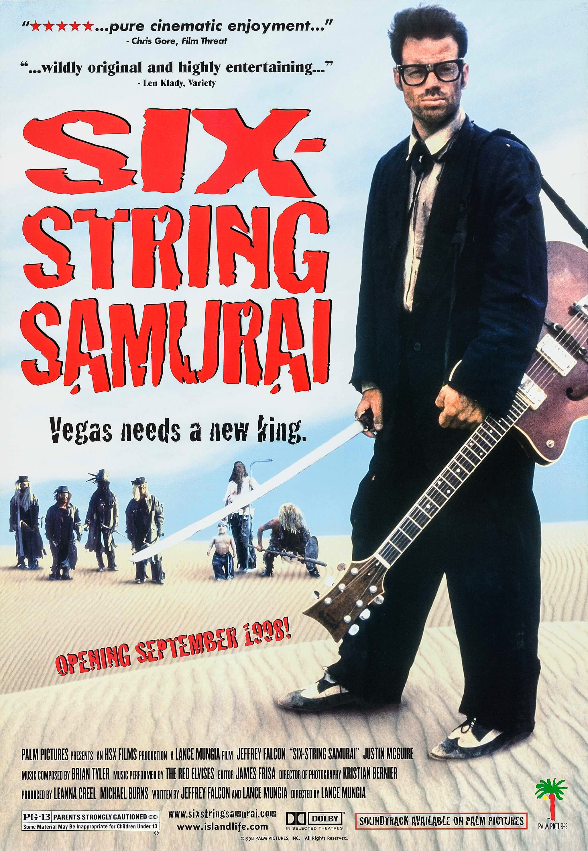 Six-String Samurai (1998) starring Jeffrey Falcon on DVD on DVD