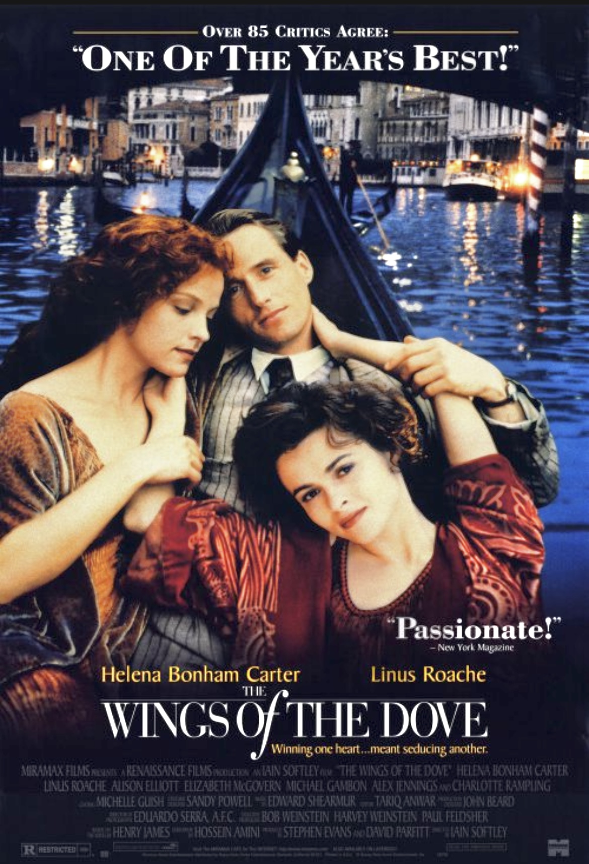 The Wings of the Dove (1997) starring Helena Bonham Carter on DVD on DVD