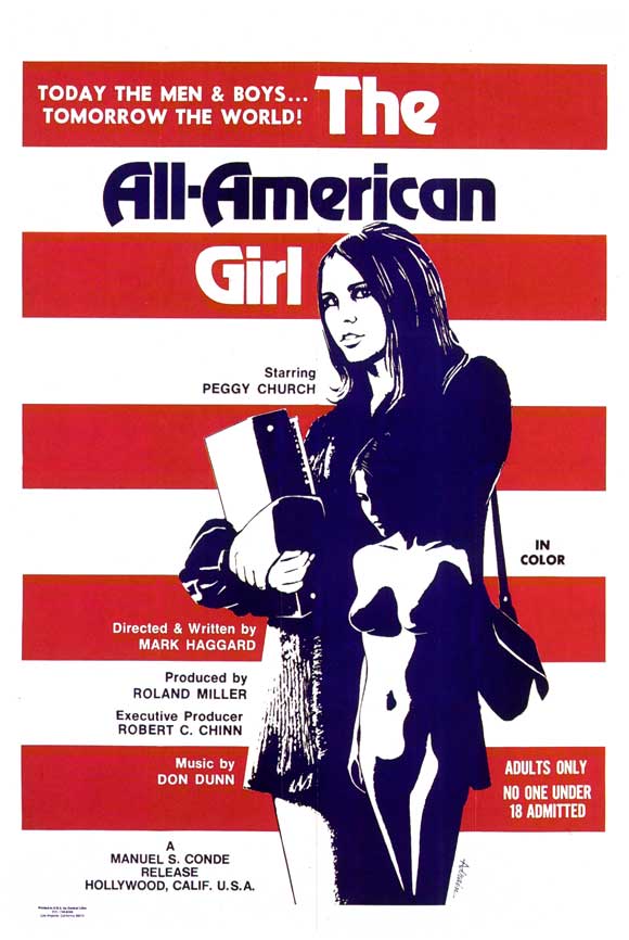 The All-American Girl (1973) starring Peggy Church on DVD on DVD