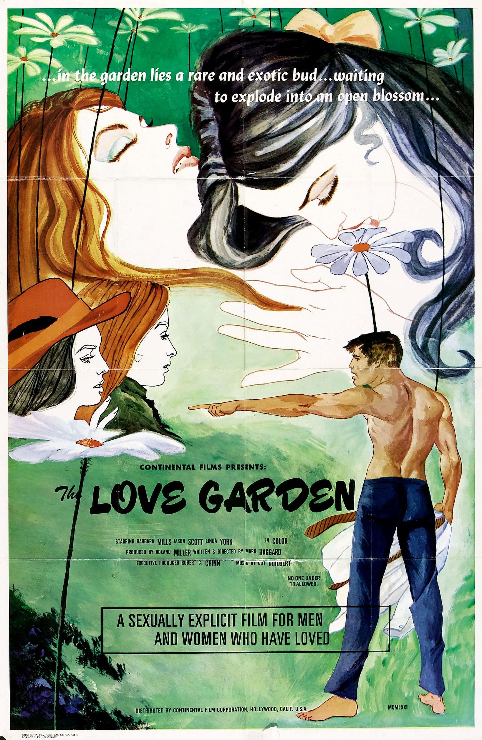 The Love Garden (1971) starring Linda York on DVD on DVD