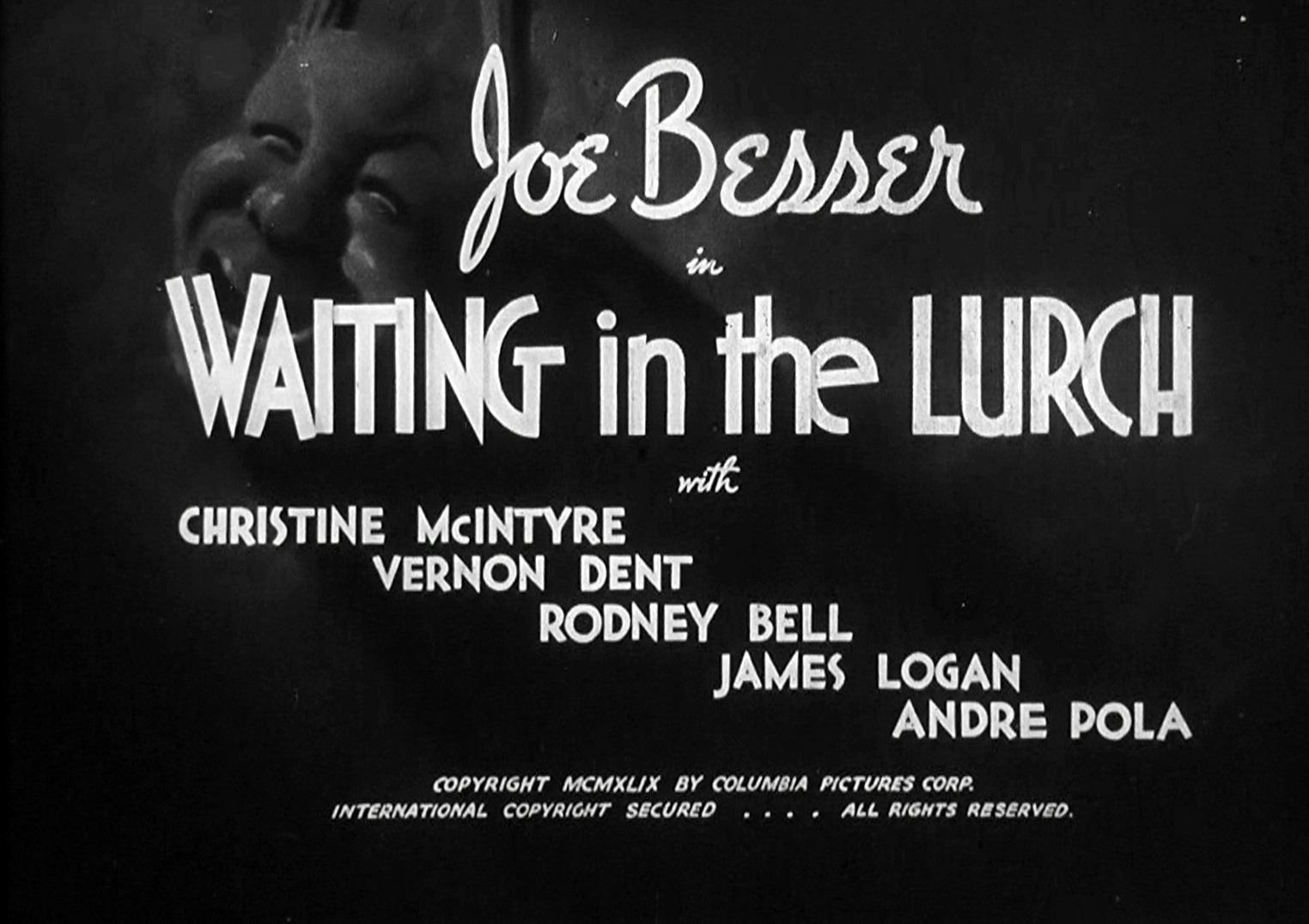 Waiting in the Lurch (1949) Screenshot 1