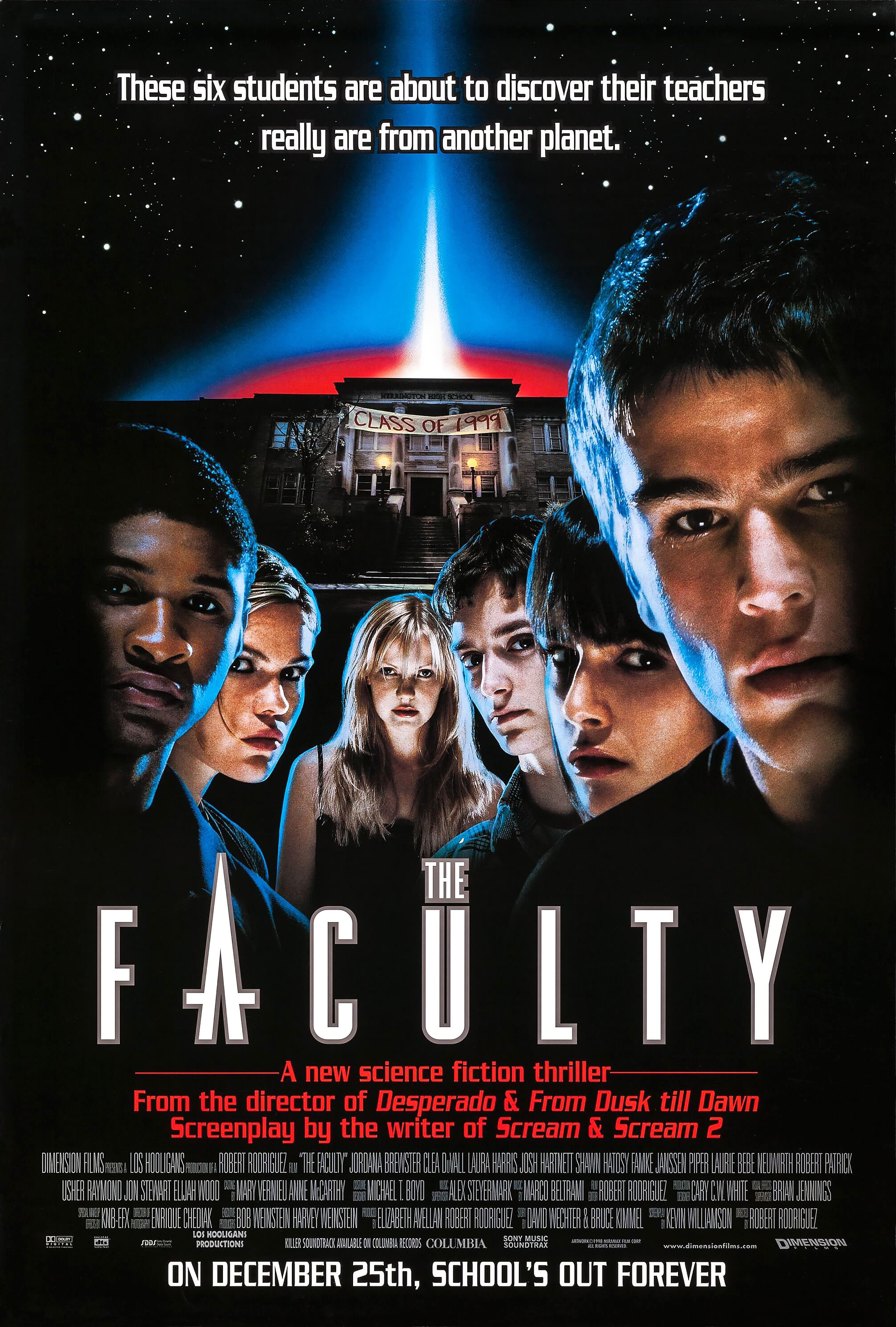 The Faculty (1998) starring Jordana Brewster on DVD on DVD