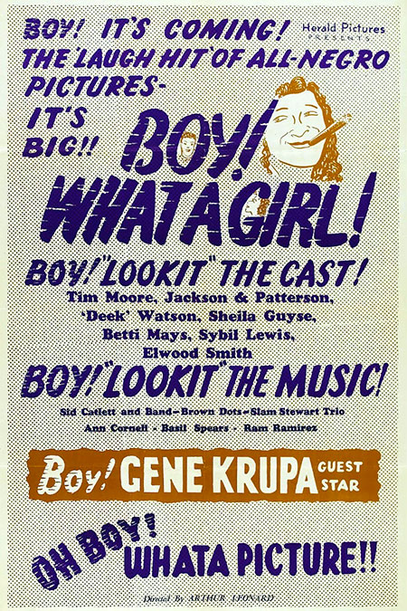 Boy! What a Girl! (1947) starring Tim Moore on DVD on DVD