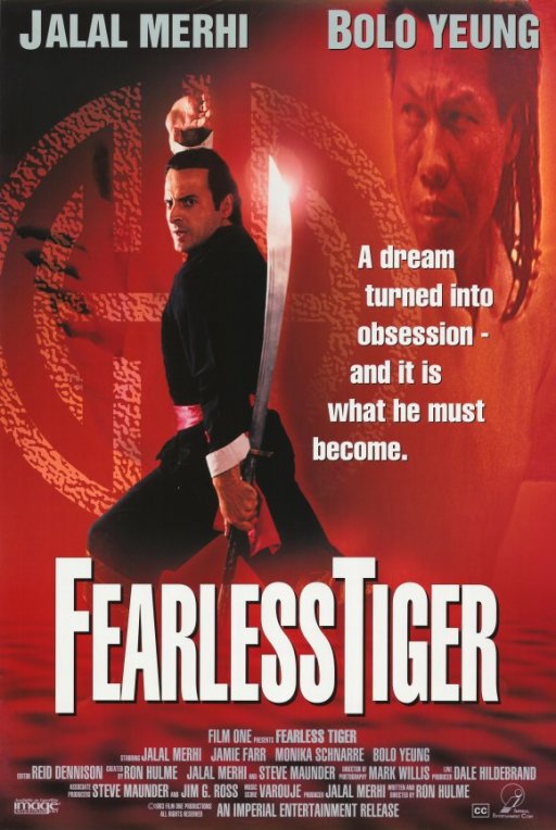 Fearless Tiger (1991) starring Jalal Merhi on DVD on DVD