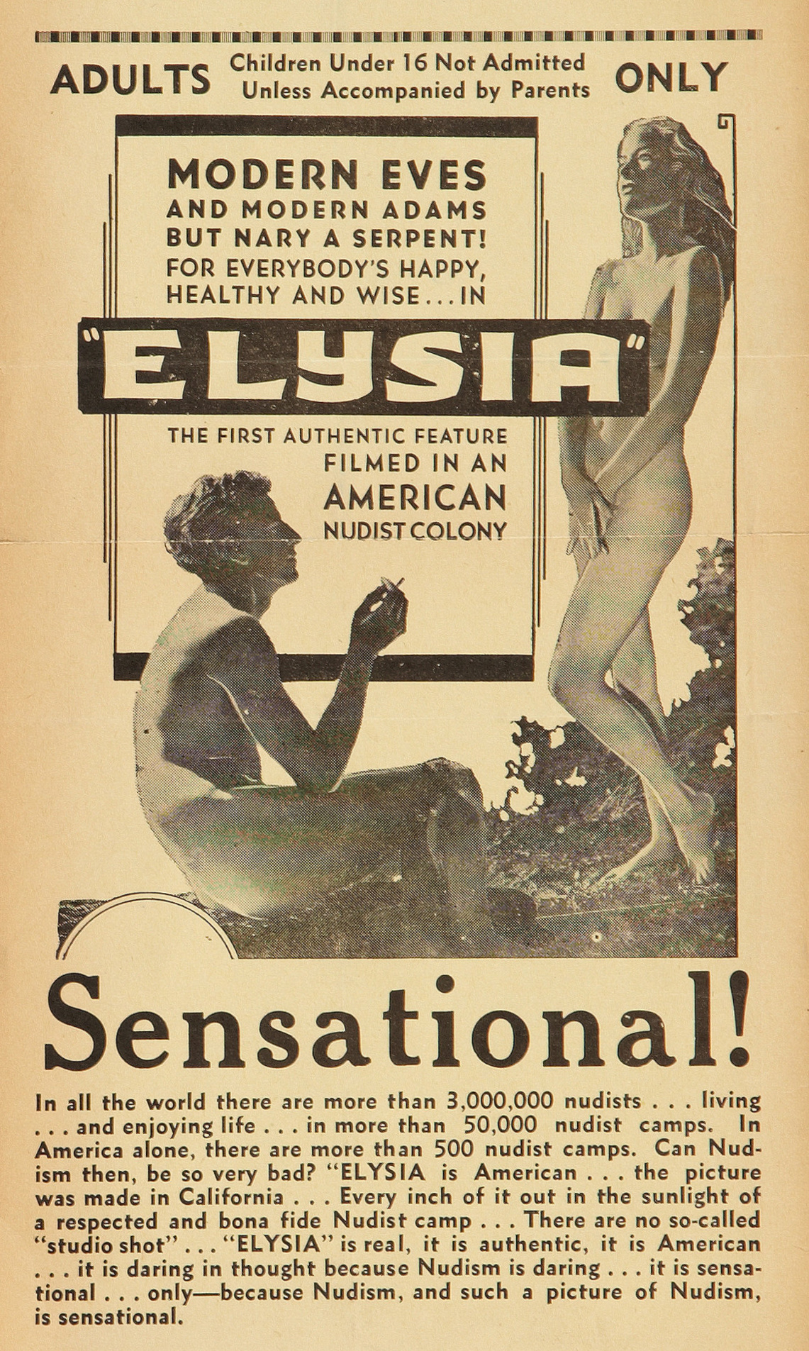 Elysia (Valley of the Nude) (1933) Screenshot 1