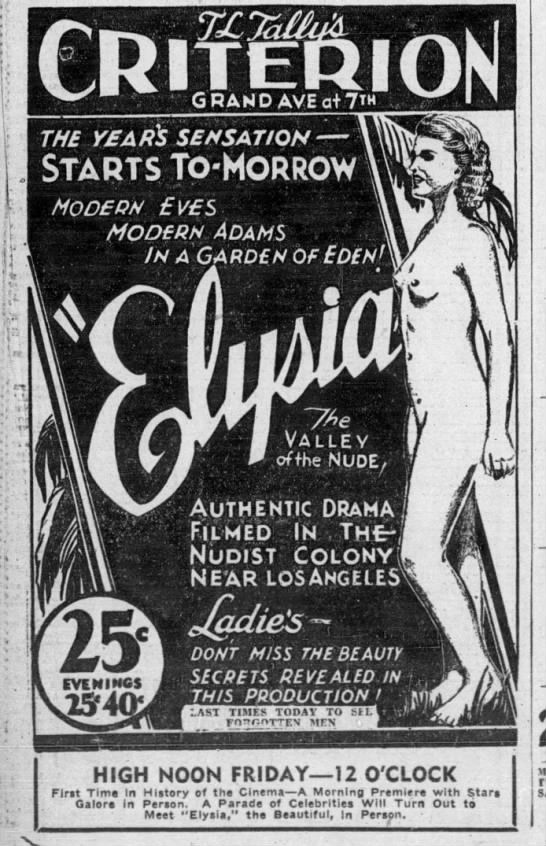 Elysia (Valley of the Nude) (1933) Screenshot 2