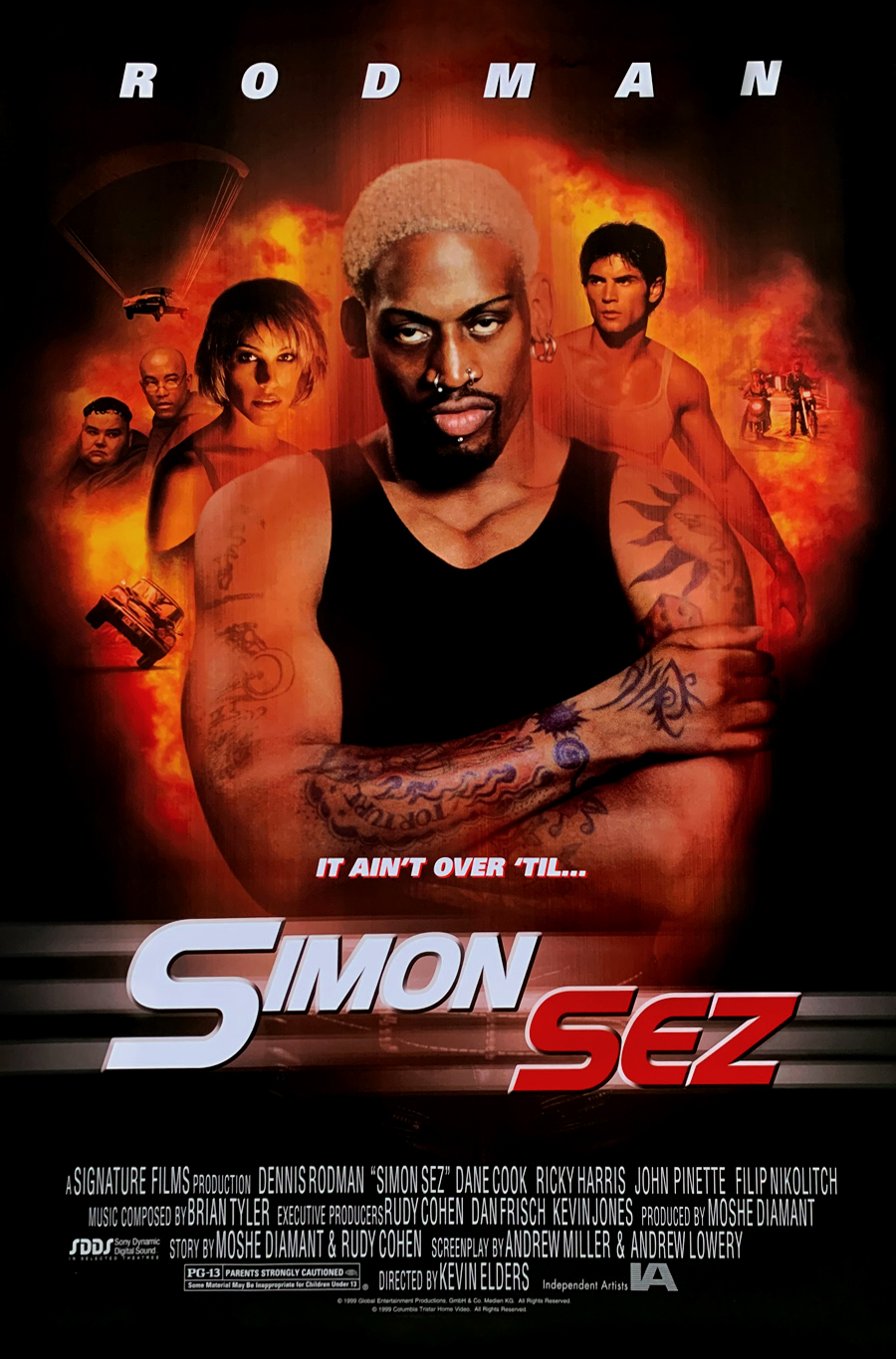 Simon Sez (1999) starring Dennis Rodman on DVD on DVD