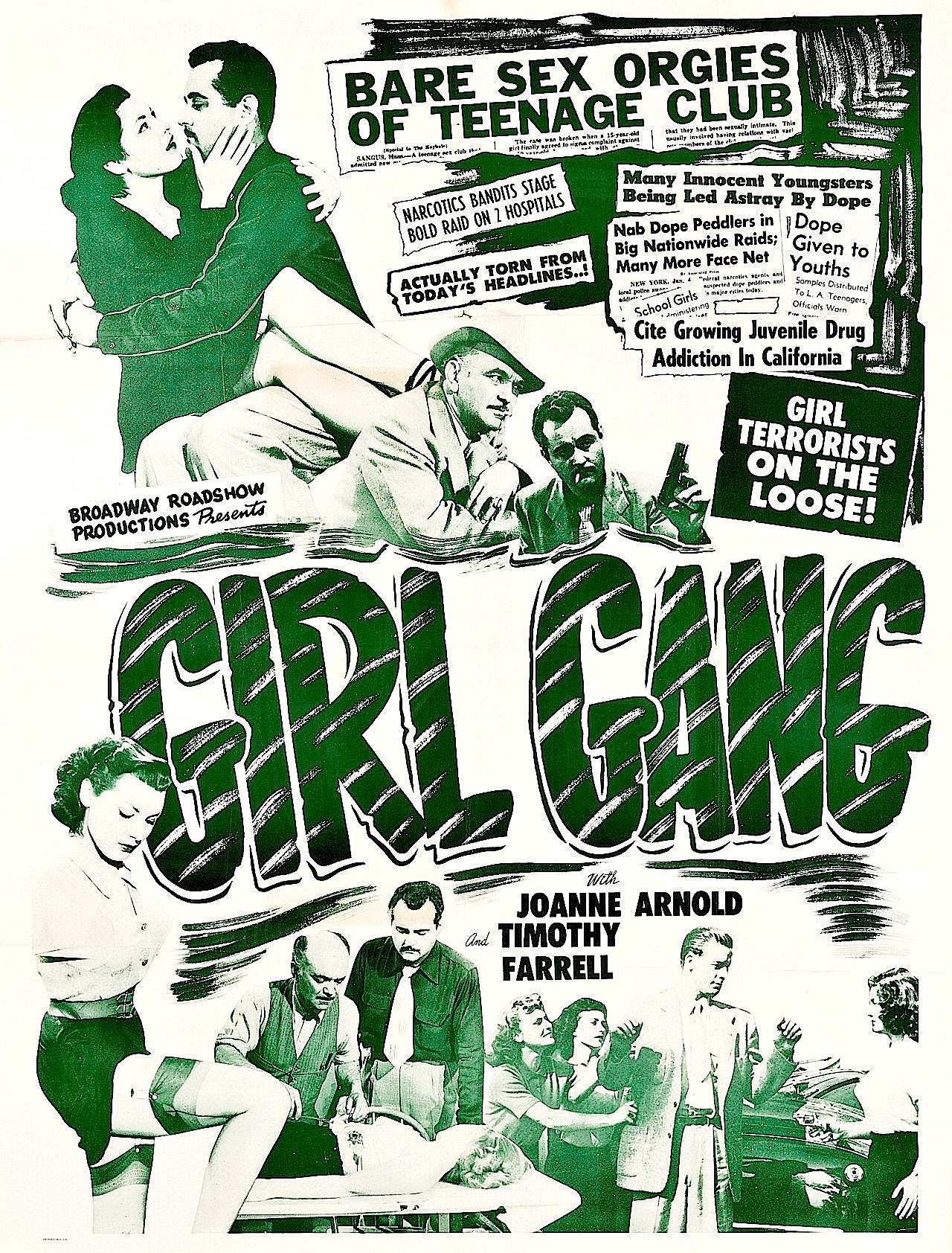 Girl Gang (1954) starring Joanne Arnold on DVD on DVD