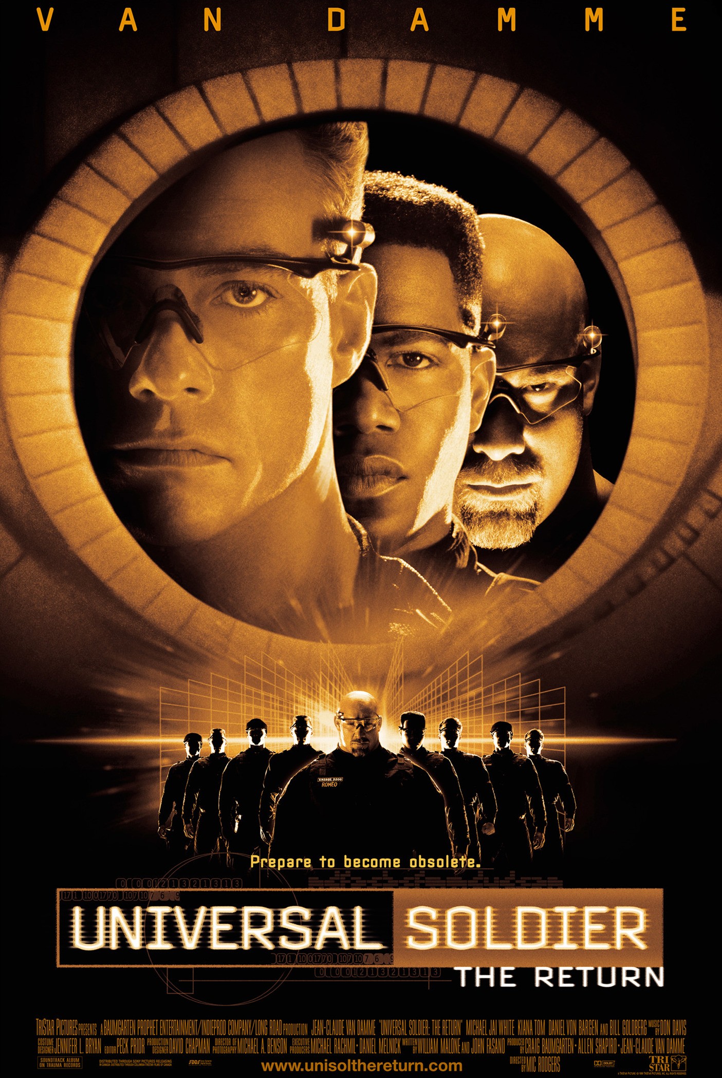 Universal Soldier: The Return (1999) starring Jean-Claude Van Damme on DVD on DVD