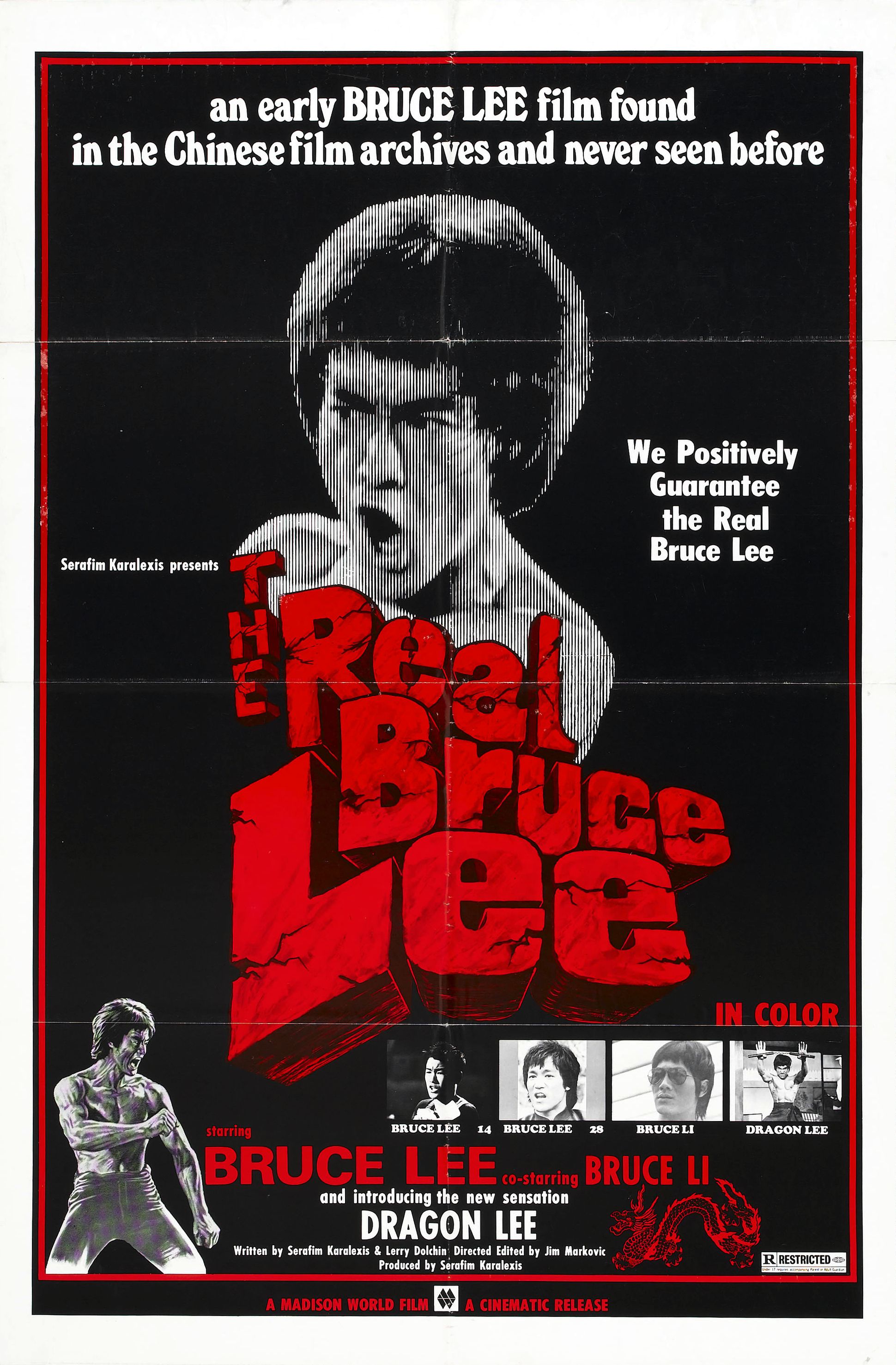 The Real Bruce Lee (1977) starring Bruce Lee on DVD on DVD