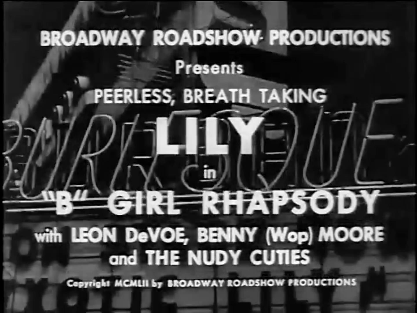 'B' Girl Rhapsody (1952) Screenshot 3