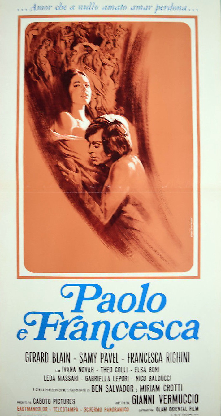 Paolo e Francesca (1971) with English Subtitles on DVD on DVD