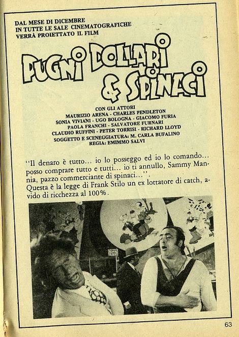 Pugni, dollari e spinaci (1978) Screenshot 1 