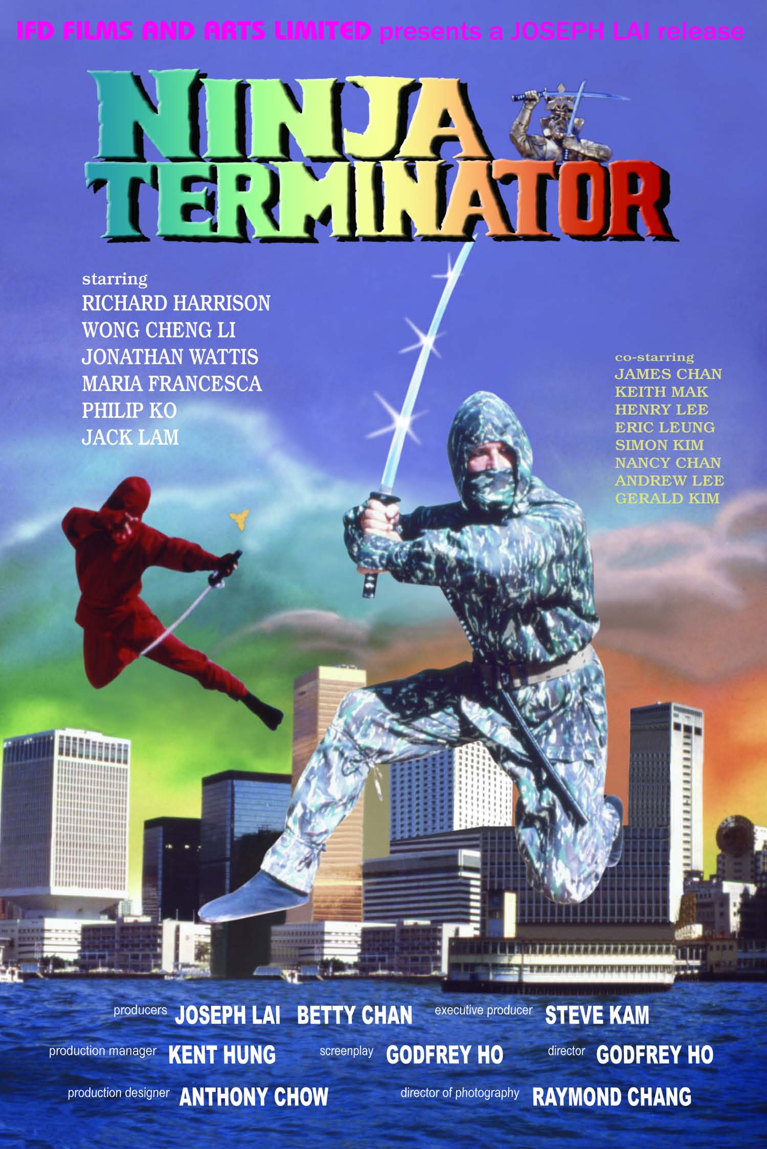 Ninja Terminator (1985) starring Richard Harrison on DVD on DVD