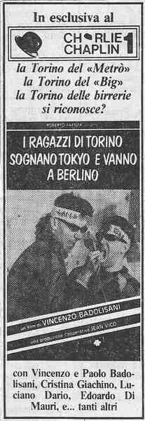 I ragazzi di Torino sognano Tokyo e vanno a Berlino (1985) Screenshot 1
