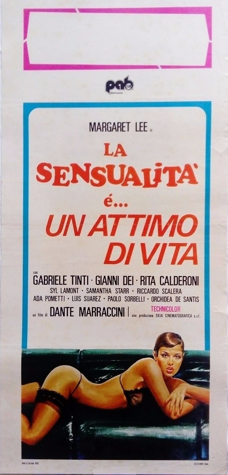 La sensualità è un attimo di vita (1975) with English Subtitles on DVD on DVD