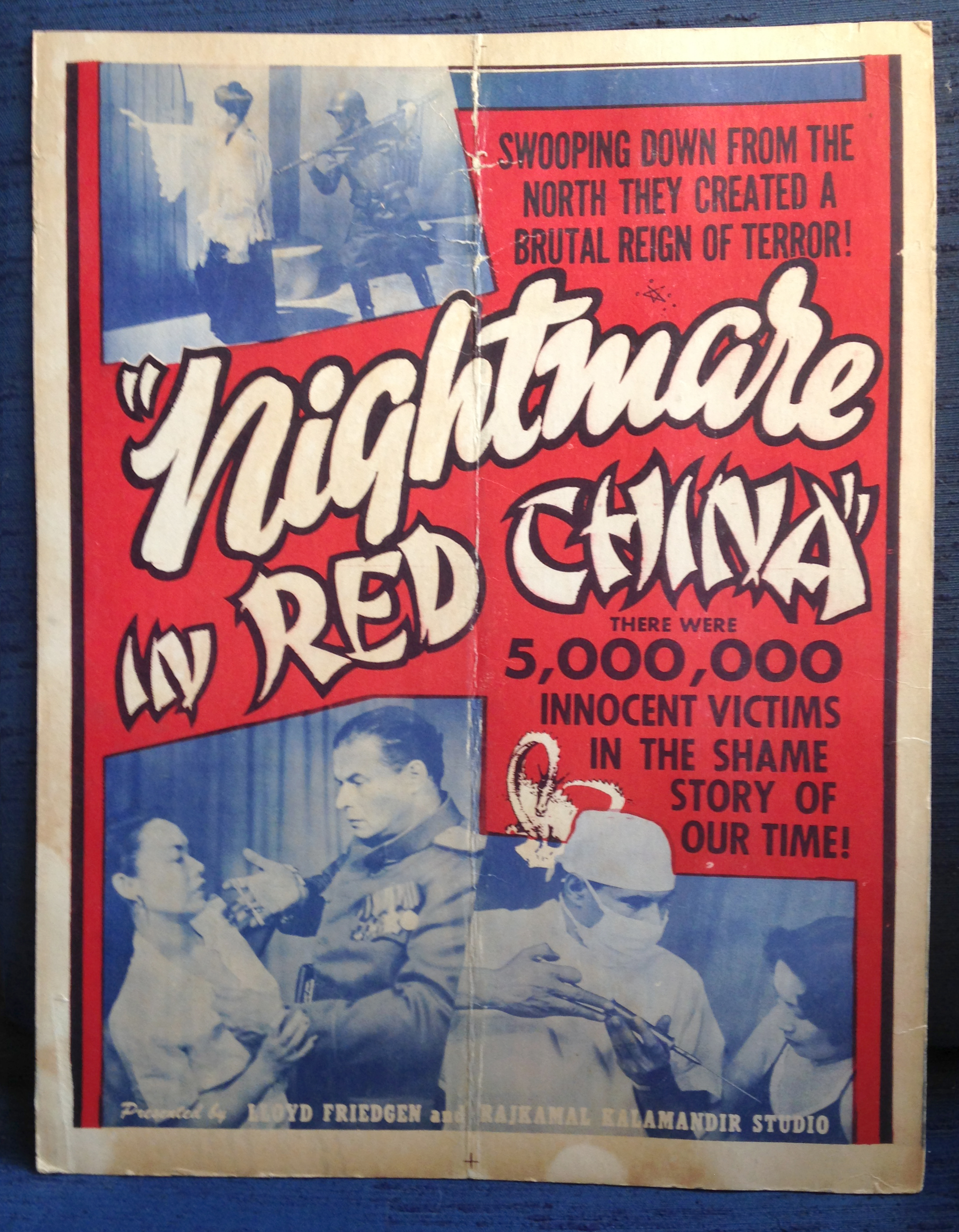 Nightmare in Red China (1955) starring Shantaram Rajaram Vankudre on DVD on DVD