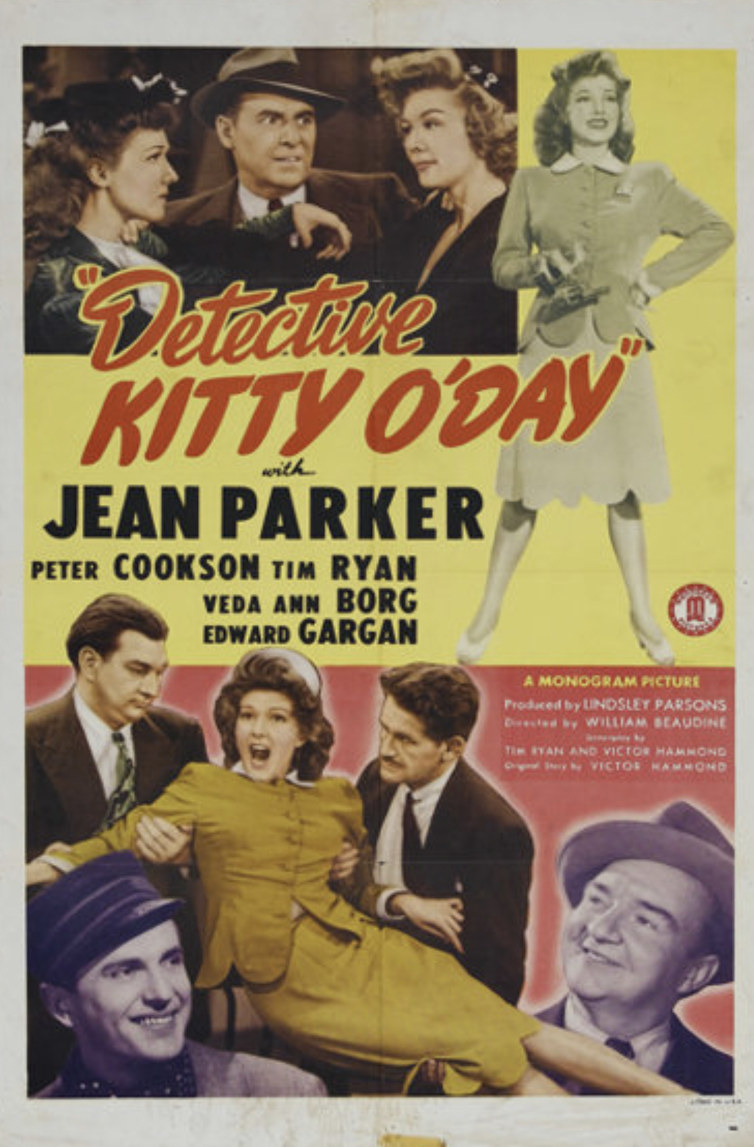 Detective Kitty O'Day (1944) starring Jean Parker on DVD on DVD