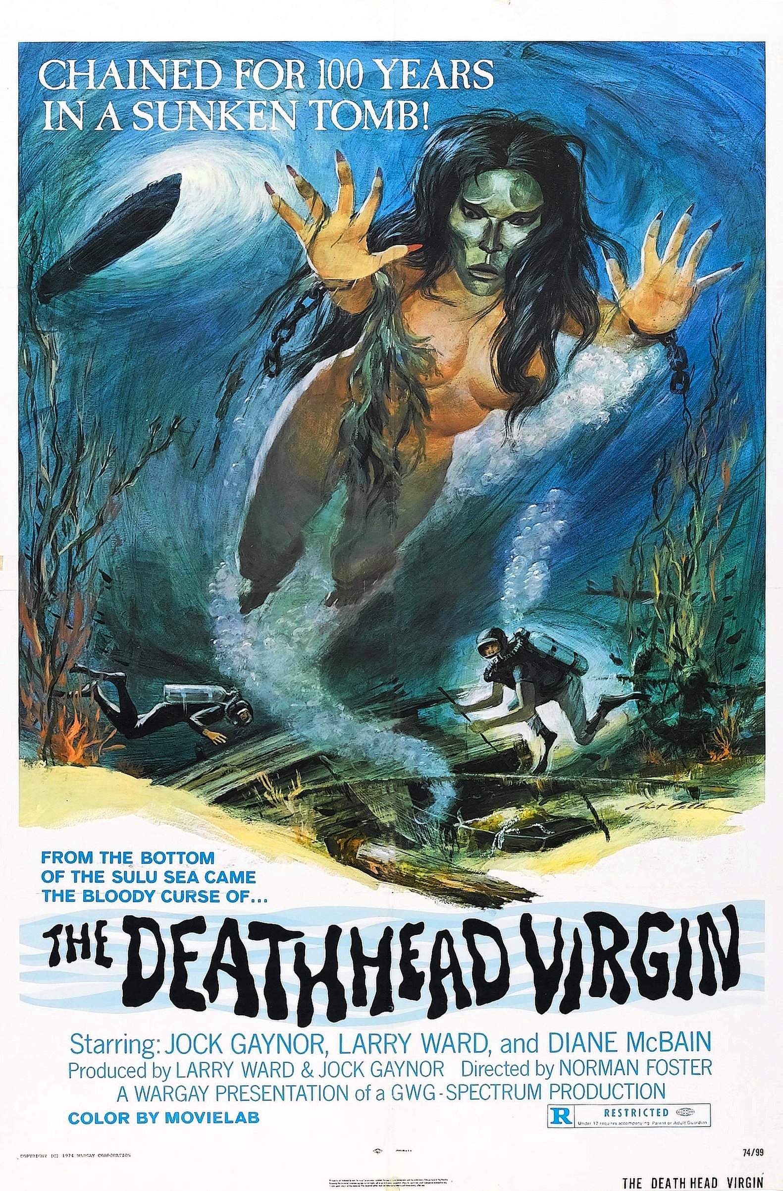 The Deathhead Virgin (1974) starring Jock Gaynor on DVD on DVD