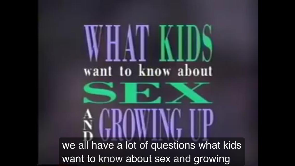 What Kids Want to Know About Sex and Growing Up (1992) Screenshot 1 