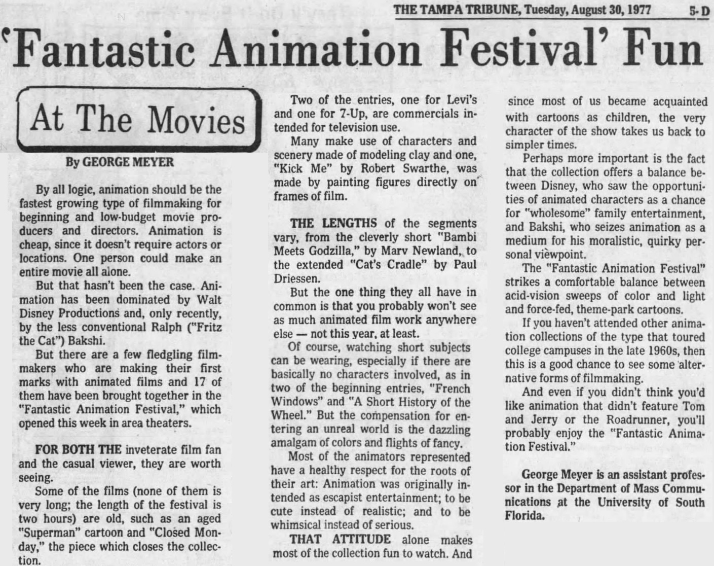 Fantastic Animation Festival (1977) Screenshot 3