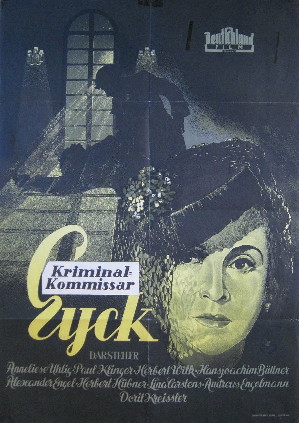 Kriminalkommissar Eyck (1940) with English Subtitles on DVD on DVD