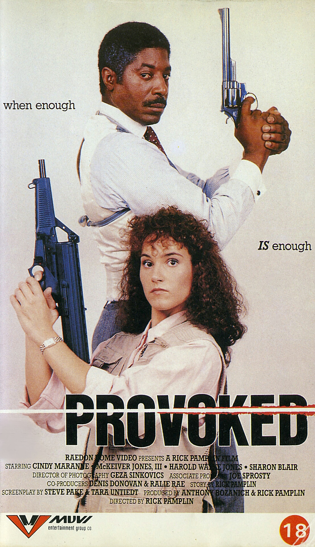 Provoked (1989) starring Cindy Ferda on DVD on DVD