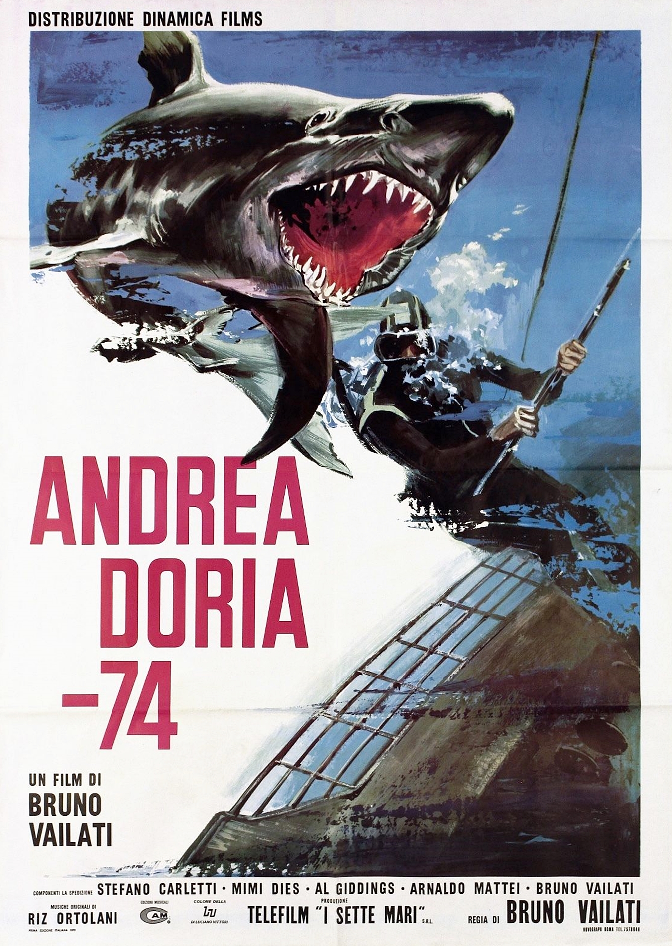 Andrea Doria -74 (1970) with English Subtitles on DVD on DVD