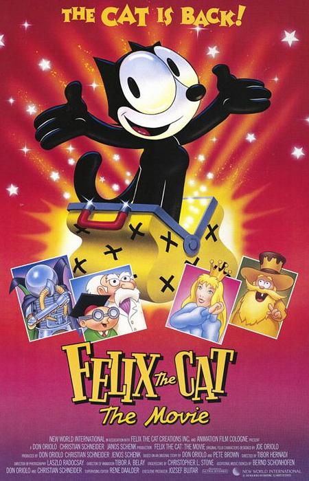 Felix the Cat: The Movie (1988) starring Chris Phillips on DVD on DVD