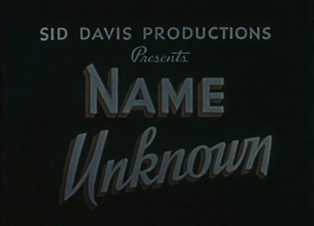Name Unknown (1951) with English Subtitles on DVD on DVD