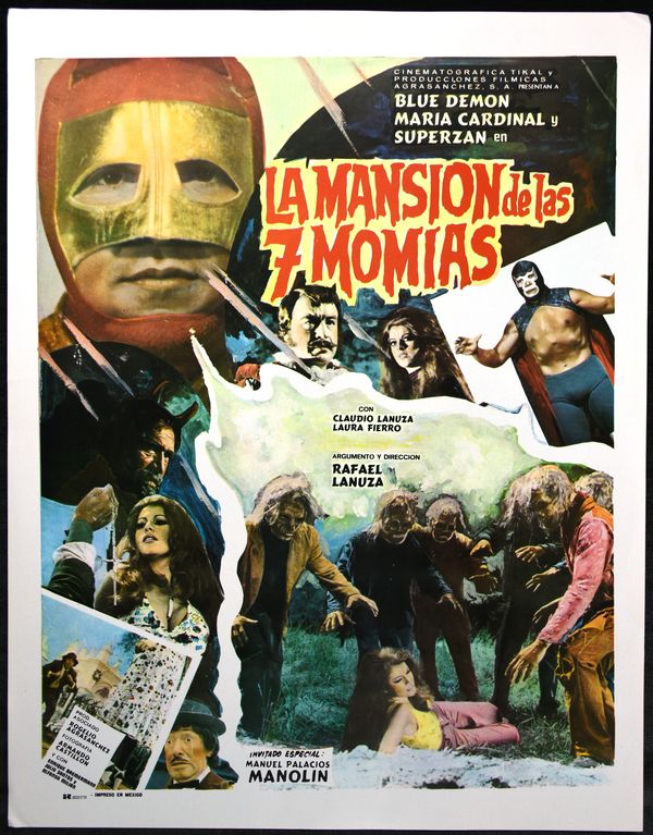 The Mansion of the 7 Mummies (1977) with English Subtitles on DVD on DVD