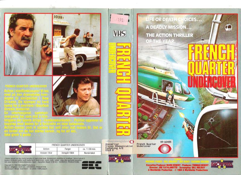French Quarter Undercover (1986) starring Michael Parks on DVD on DVD