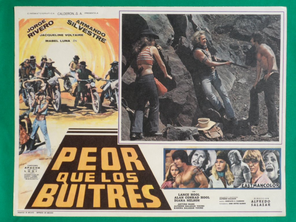 Peor que los buitres (1974) starring Jorge Rivero on DVD on DVD