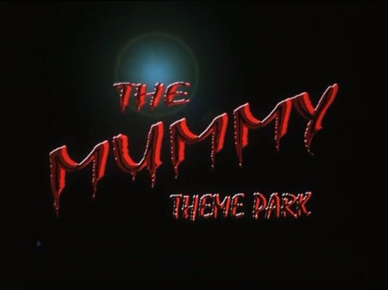 The Mummy Theme Park (2000) starring Adam O'Neil on DVD DVD The Mummy Theme Park (2000) Screenshot 3