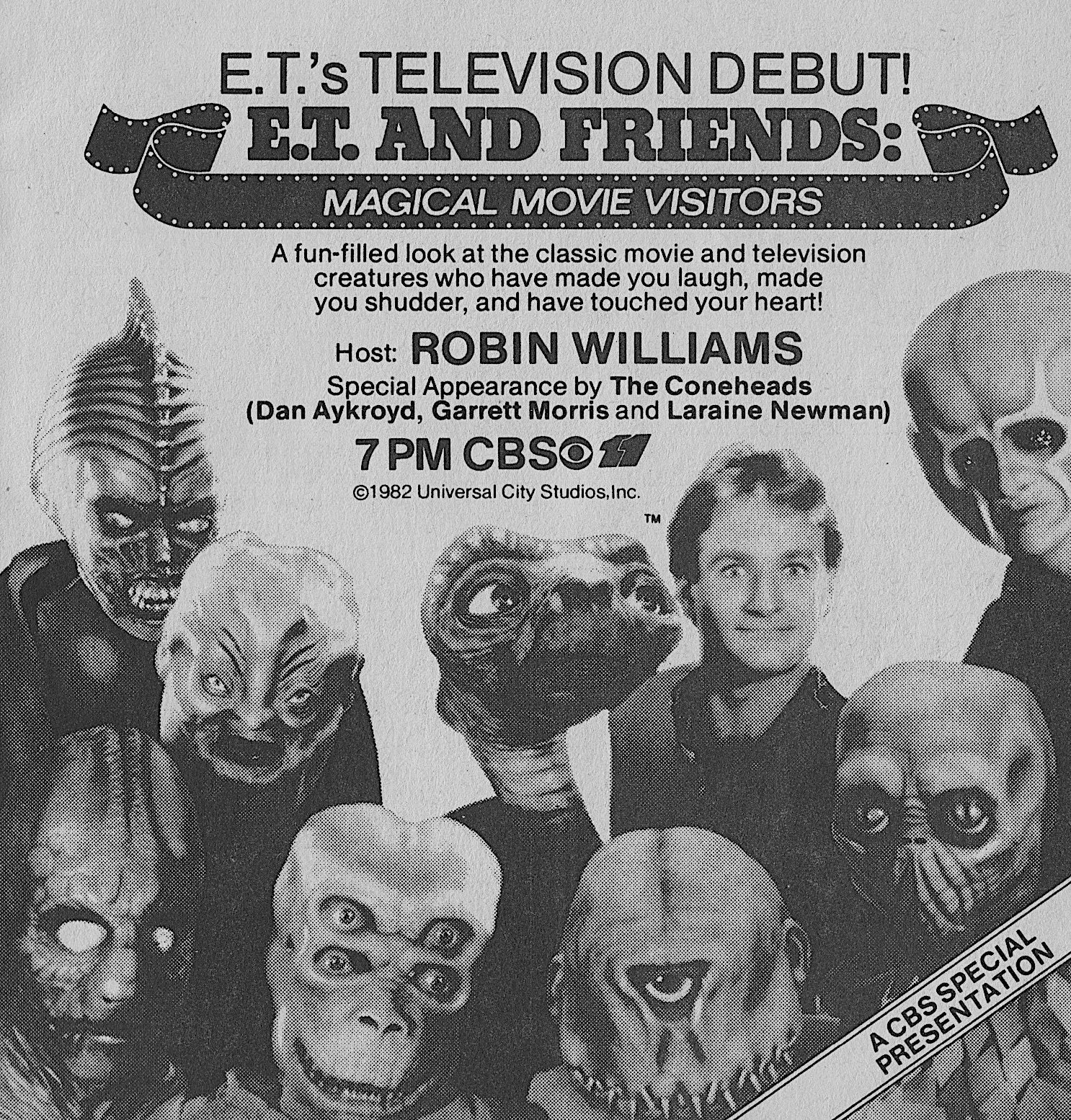 E.T. and Friends: Magical Movie Visitors (1982) starring Robin Williams on DVD on DVD