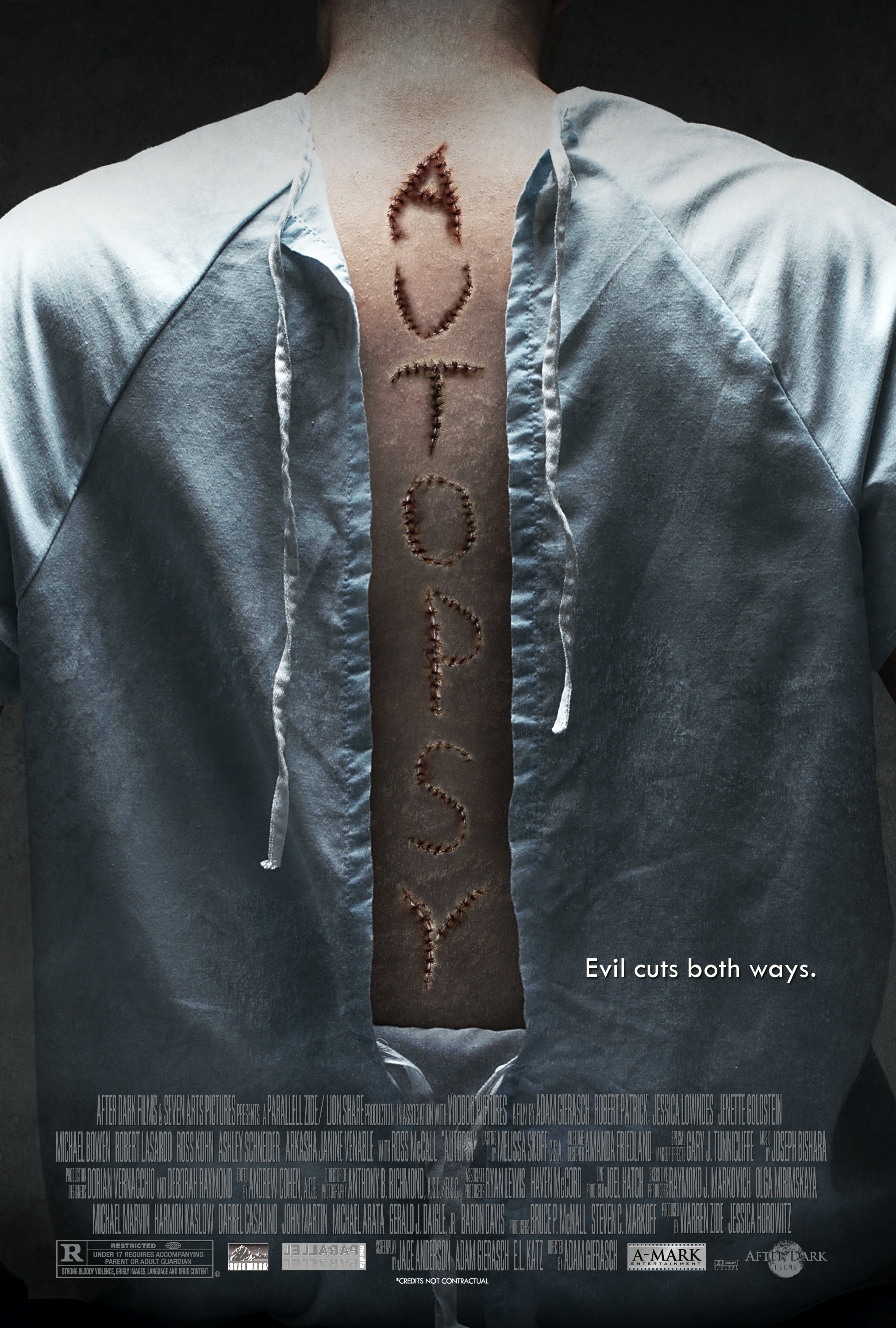 Autopsy (2008) starring Jessica Lowndes on DVD on DVD
