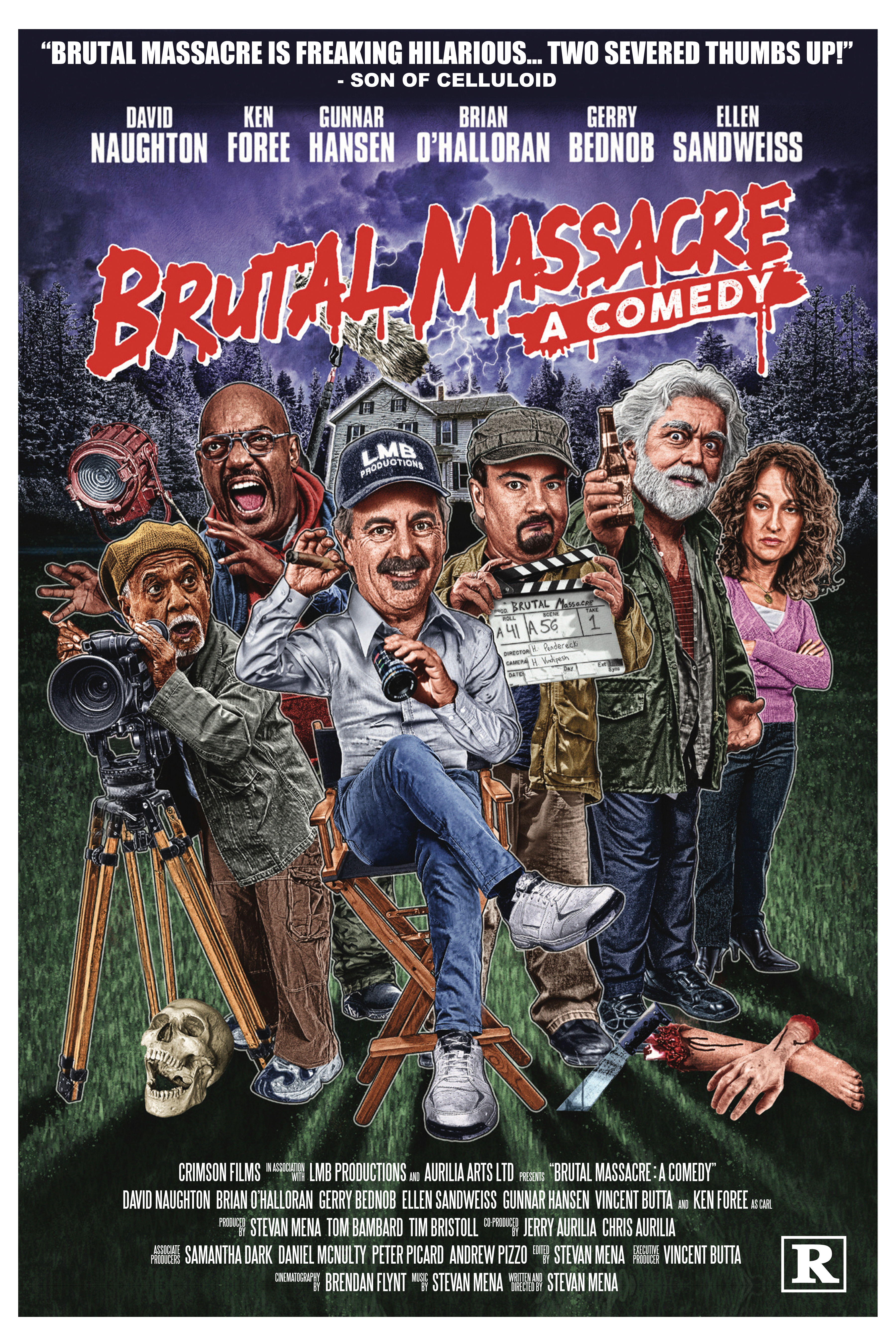 Brutal Massacre: A Comedy (2007) starring David Naughton on DVD on DVD