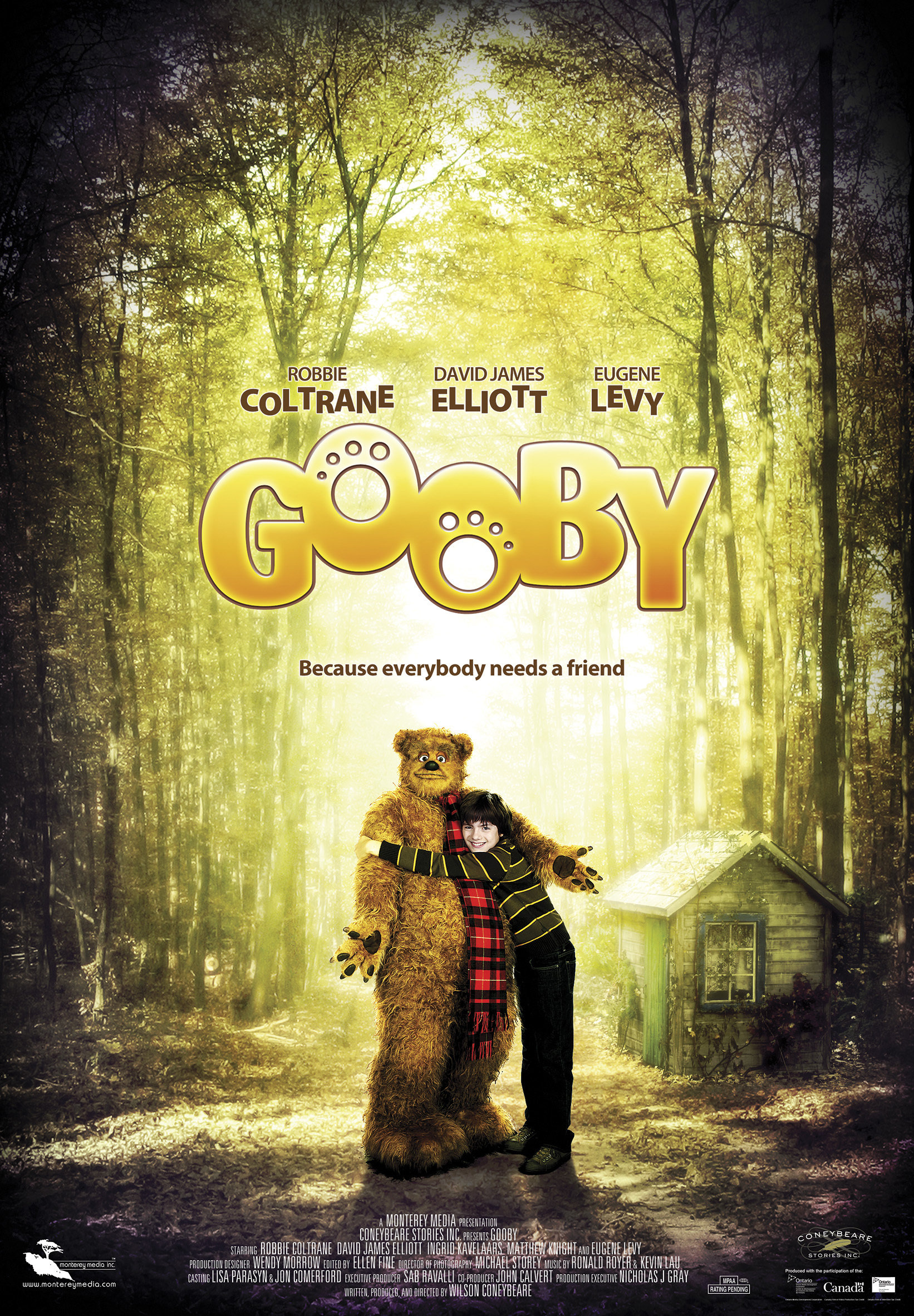 A Ted Named Gooby (2009) starring Robbie Coltrane on DVD on DVD