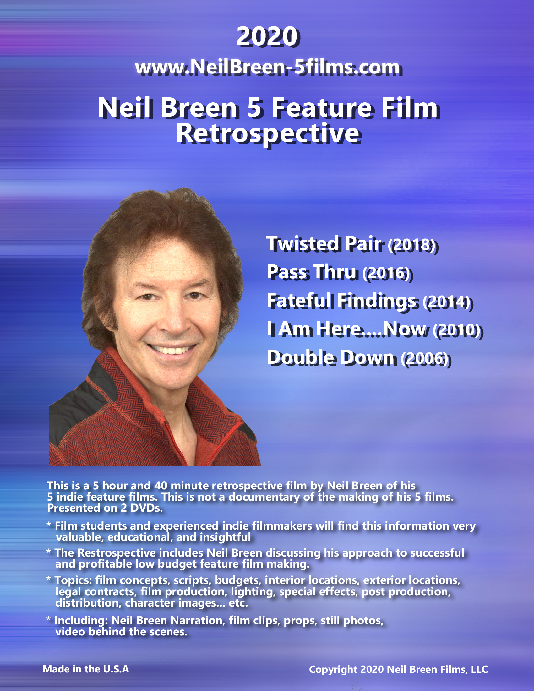 Neil Breen's 5 Film Retrospective (2020) starring Neil Breen on DVD on DVD