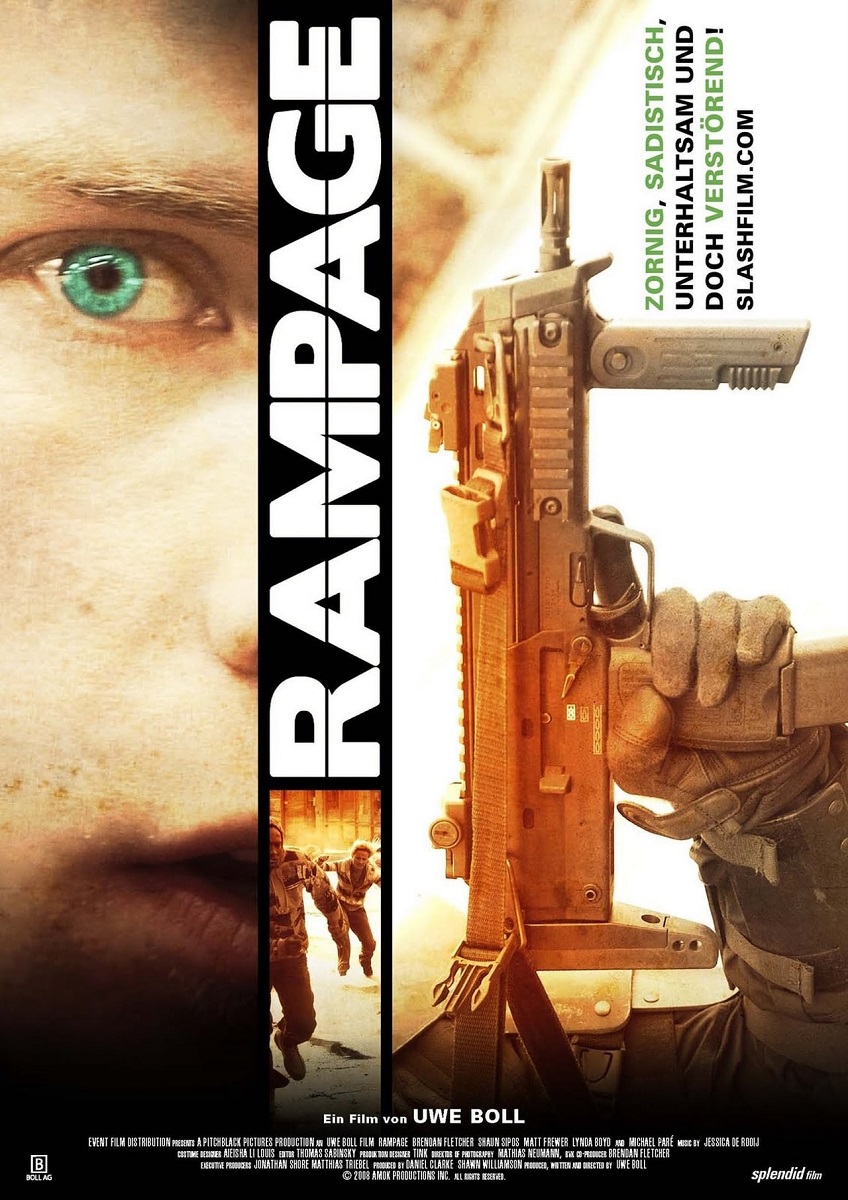Rampage (2009) starring Brendan Fletcher on DVD on DVD