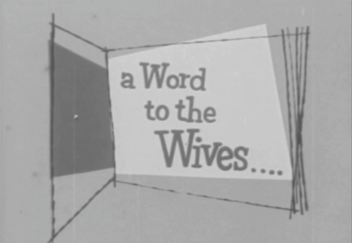 A Word to the Wives... (1955) Screenshot 1 