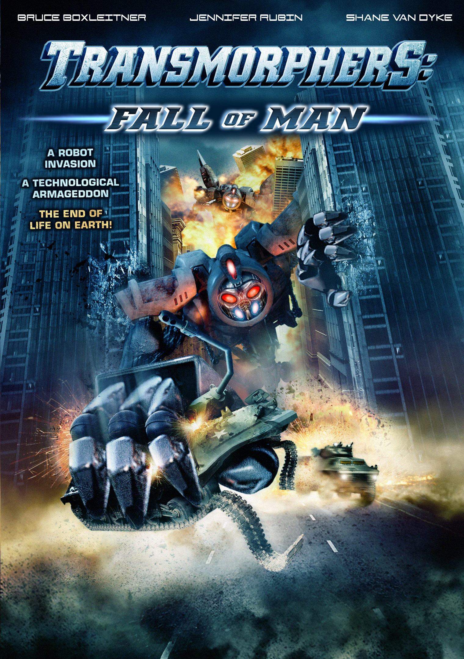 Transmorphers: Fall of Man (2009) starring Bruce Boxleitner on DVD on DVD
